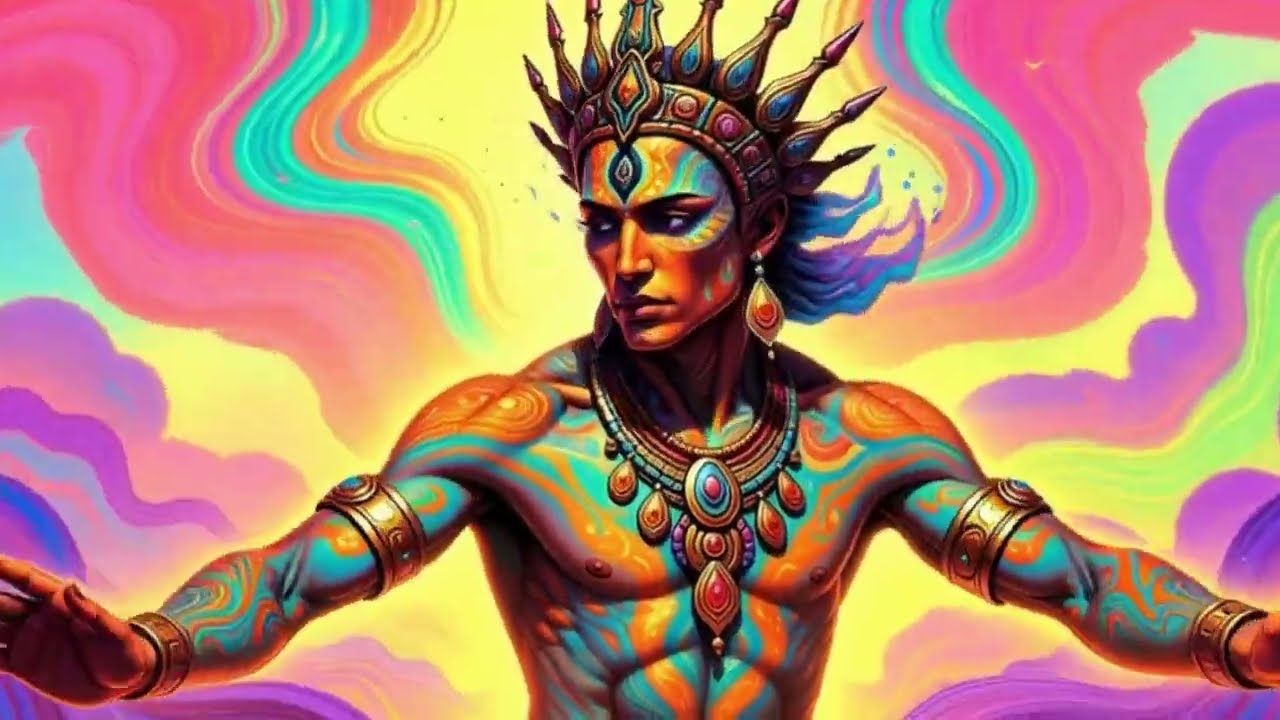 Kathmandu Frequency – Psychedelic Trance Digital Art | ALGO RIDDIM