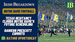 Texas Hesitancy Clouds Future Notre Dame Scheduling, Darieon Prescott Commits