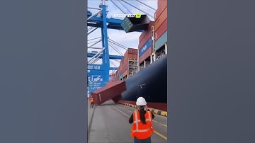 Massive port fail caught on camera.