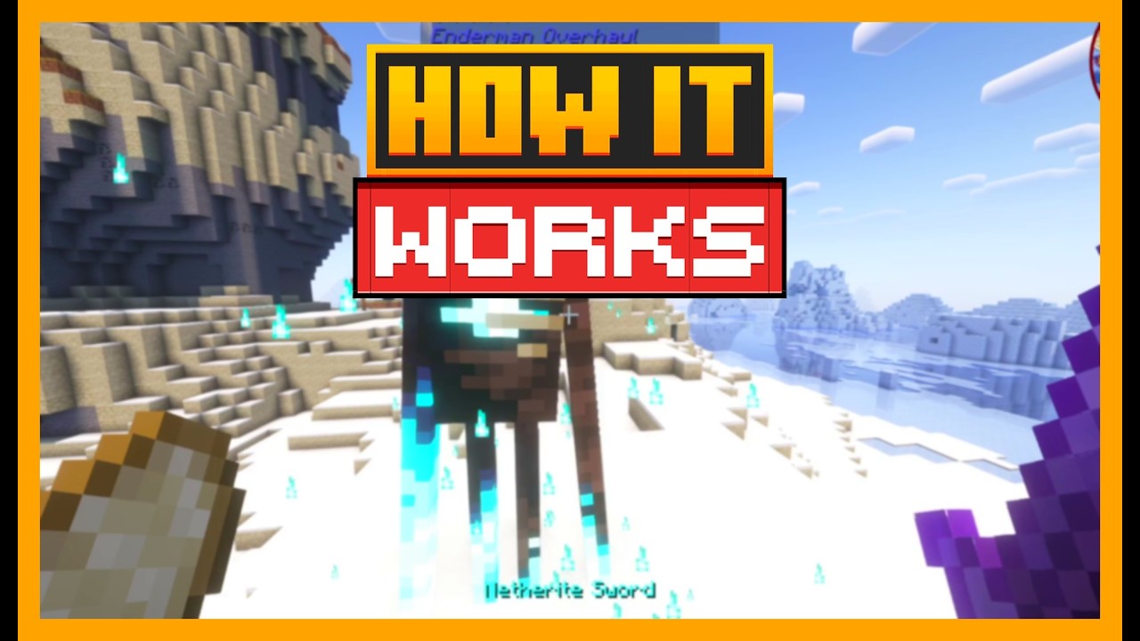HOW THE SOUL SAND VALLEY ENDERMAN WORKS IN MINECRAFT Enderman Overhaul ...