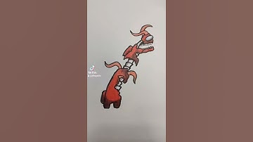 FUSIÓN de 😱IMPOSTORES 😲 de AMONG US (REDD, IVAN, MURR3Y, S4BOTEUR y ION) #shorts