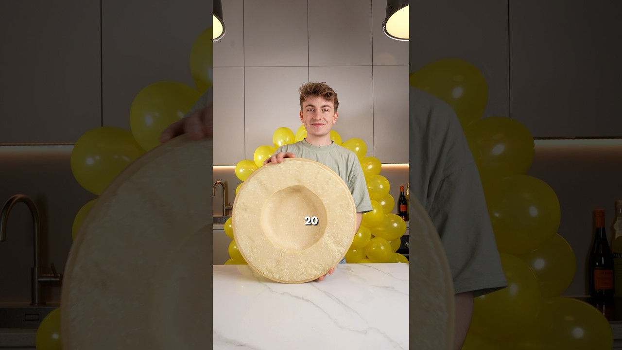 So viel Parmesan wurde auf der Käseparty gegessen🤯🫣