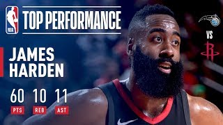 James Harden's 60-Point Triple-Double (First in NBA History) | January 30, 2018