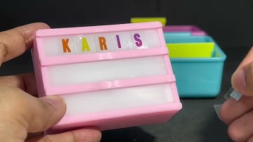 Real littles micro craft diy light box 📦