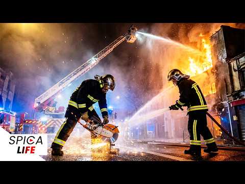 In the Heart of DANGER: 24 Hours with the Paris Fire Brigade
