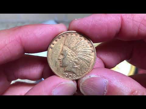$10 Indian Head Eagle Under Spot With EBay Bucks