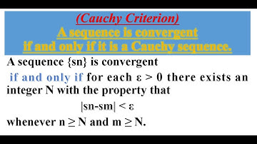 Cauchy Criterion Theorem for convergence sequence |Real Analysis |jester mathematician
