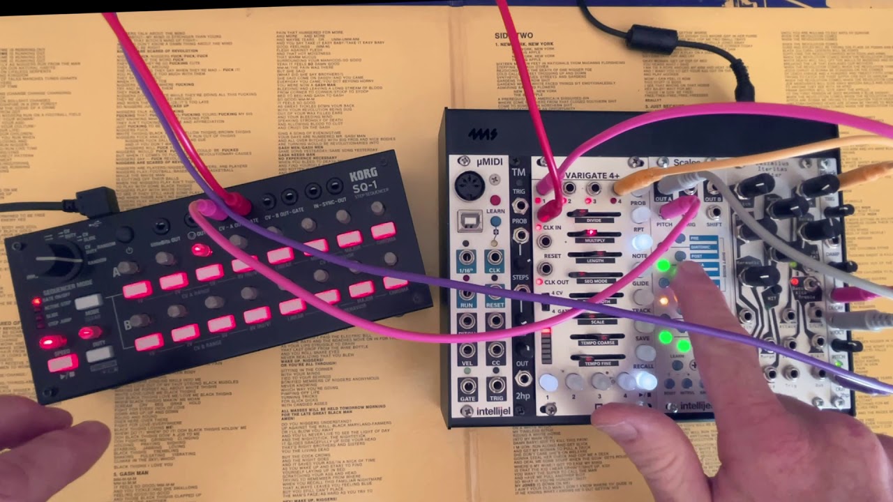 Quick explainer: SQ-1 x Intellijel Scales x 2hp Pluck
