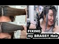 FIXING my BRASSY Hair
