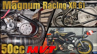 vlog Magnum Racing XR G1 50cc MVT ! (j'ai été surpris😳)