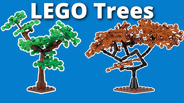 3 Beautiful and Unique LEGO Tree Designs | Tutorial