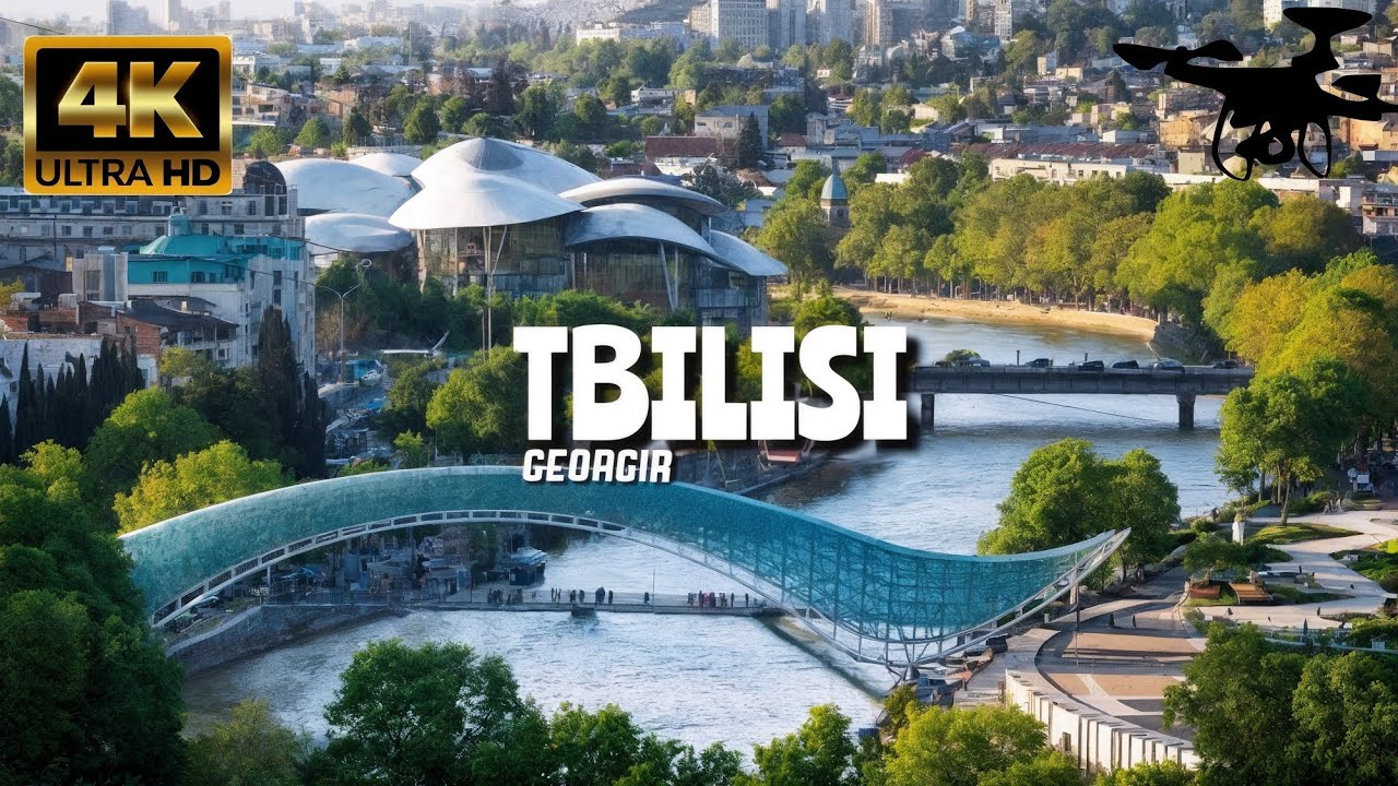 Tbilisi, Georgia In 4K By Drone - Amazing View Of Tbilisi, Georgia
