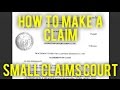 Drafting a Claim in Small Claims Court (ALL CANADA)