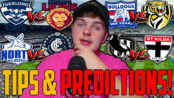 2025 AFL ROUND 15 TIPS & PREDICTIONS!
