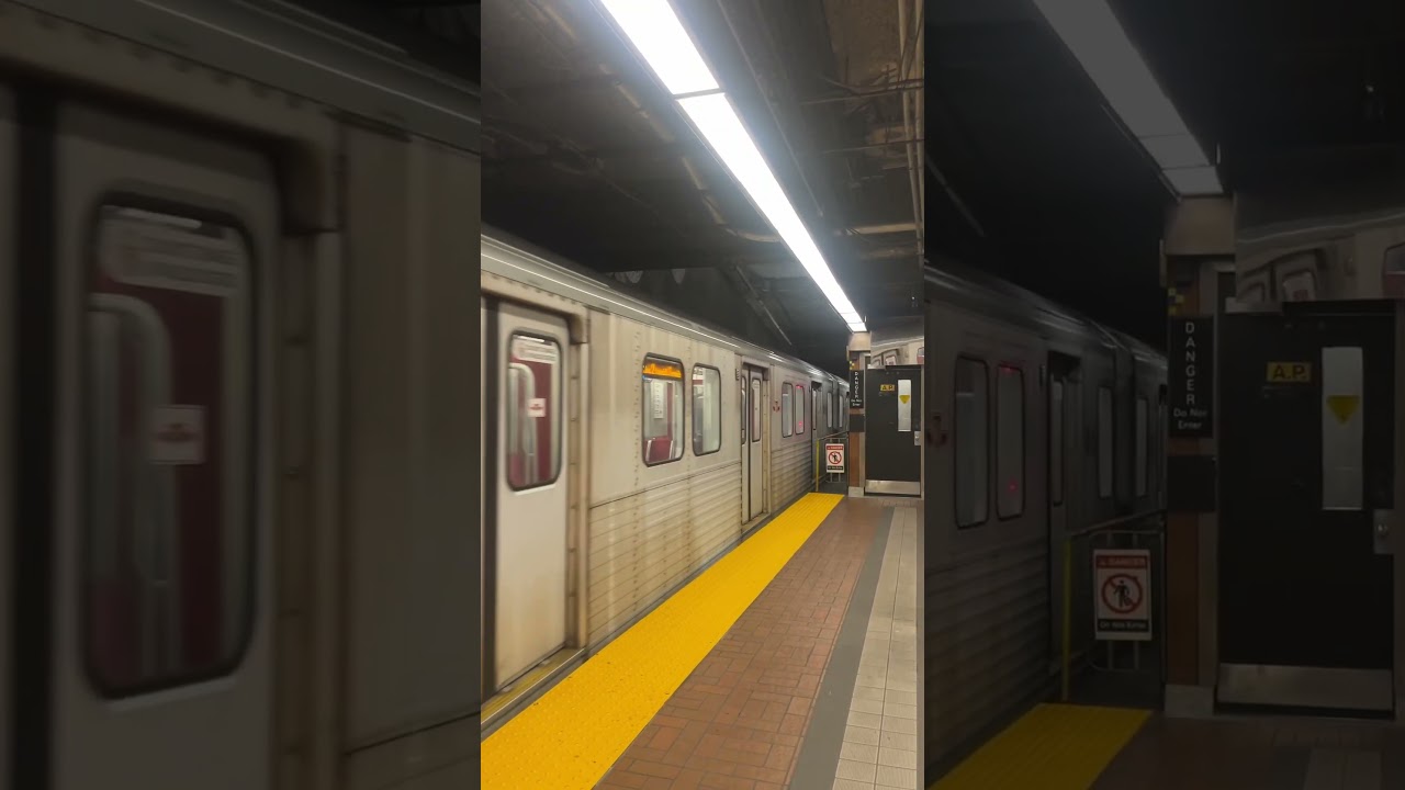 Toronto TTC Subway Train Arriving at Kennedy Station 7/25/2025