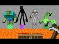 YANLIŞ MUTANT CANAVARI LAVA ATARSAN ÖLÜRSÜN 😱 - Minecraft