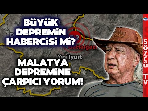 'Yeni Depremler Üretebilir' Şener Üşümezsoy'dan Çarpıcı 5,2'lik Malatya Depremi Yorumu!