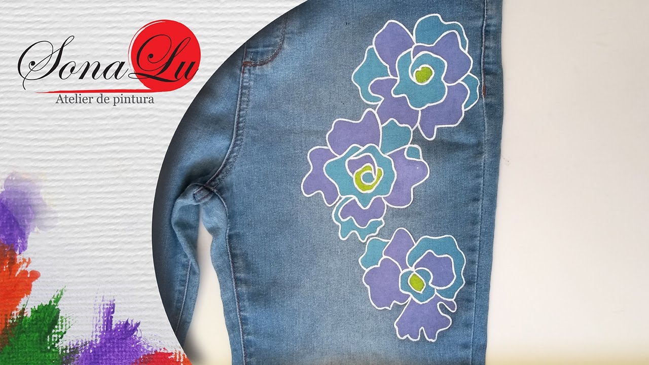 Aula 311 - Flores em Jeans