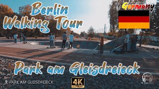 Berlin Walking | Park am Gleisdreieck | 3D Binaural Relaxing Sounds | 4K ASMR