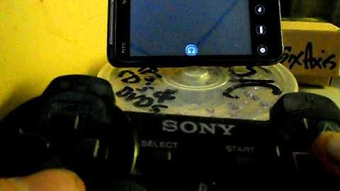 DEMO of a PSX emulator running on an ANDROID using a SIXAXIS for controls