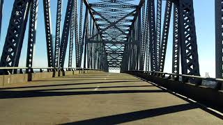 Built in 1938, this bridge along tx 73 is one of the tallest state
texas. longest span 680 ft and it spans just shy two miles total ac...