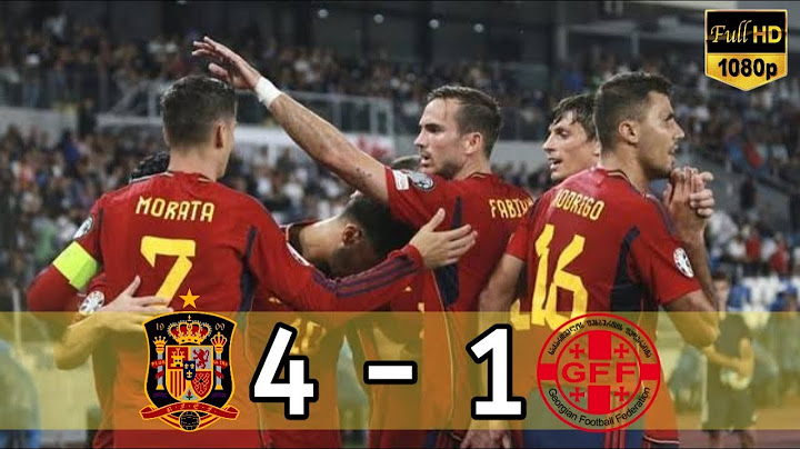 Spain ended Georgia's impressive run in the knockout stages