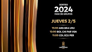 EN VIVO | SORTEO LIBERTADORES FUTSAL 2024 | CONMEBOL LIBERTADORES 2024