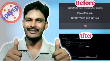 KineMaster Export Problem Something went wrong 😢 | KineMaster Video Export Problem 2022 | KineMaster