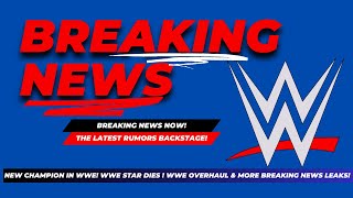 WWE SHOCKING News WWE Star DEATH LEAKED! NEW WWE CHAMPION 2023! Wrestling NEWS image