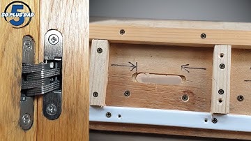 How To Install Invisible Hinges DIY Jig!