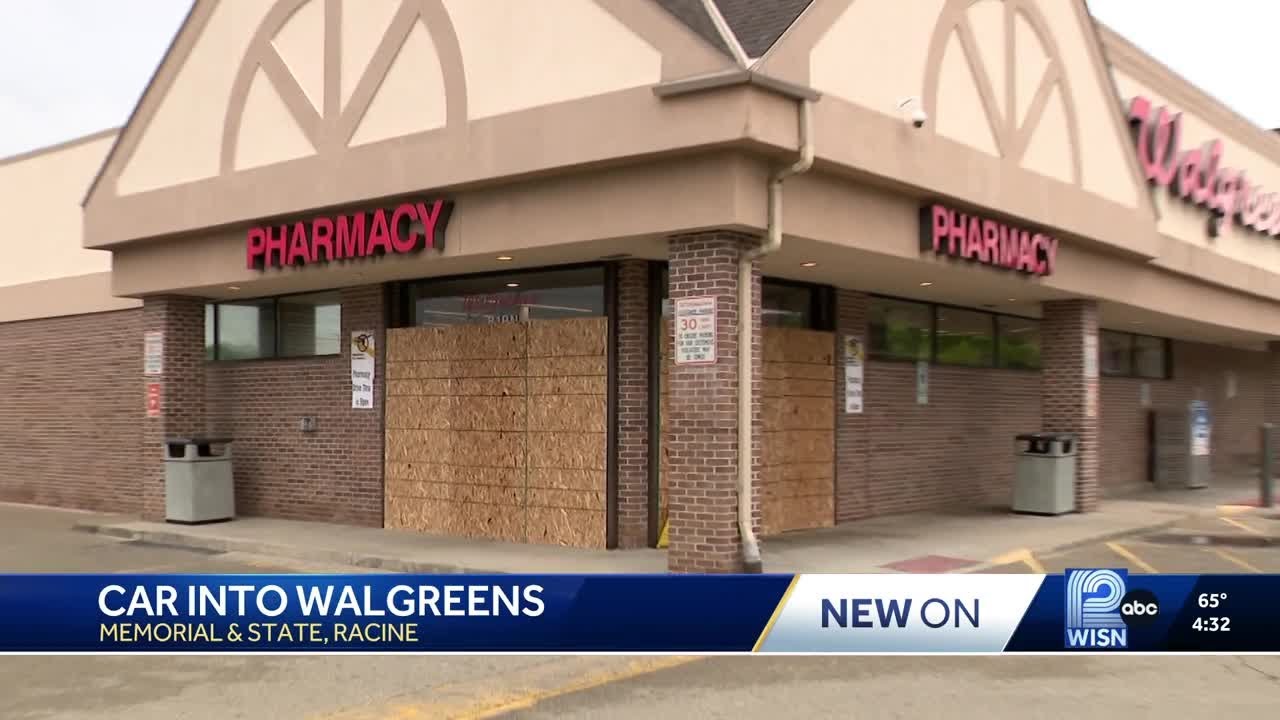 Racine Walgreens closed after car crashes through store - YouTube