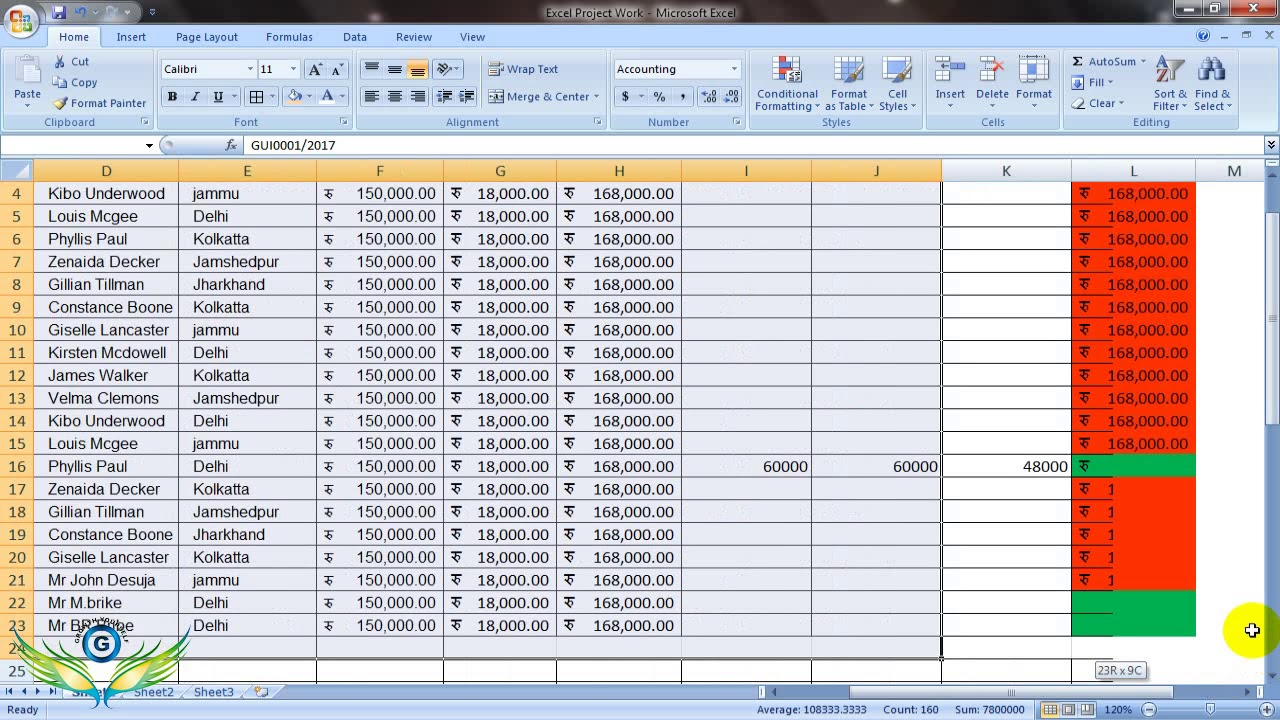 Excel Project For Students Burge Bjgmc Tb Org