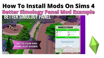 How To Install Better Simology Panel Mod For Sims 4 | 2025
