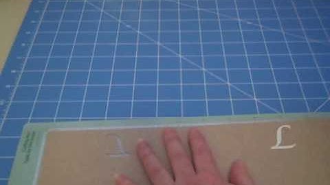 Making a Cuttlebug Embossing Folder without a Kit!.wmv