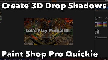 Corel Paint Shop Pro Quick Tutorial: 3D Drop Shadow