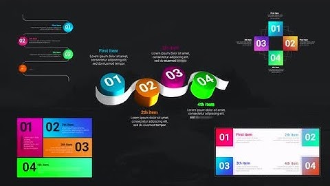 Infographic Lists V6 Final Cut Pro Templates
