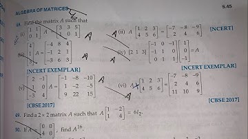 RD SHARMA EX4.3  MATRICES Q38 TO Q53 SOLUTION OF CHAPTER 4 CLASS 12(PART3)
