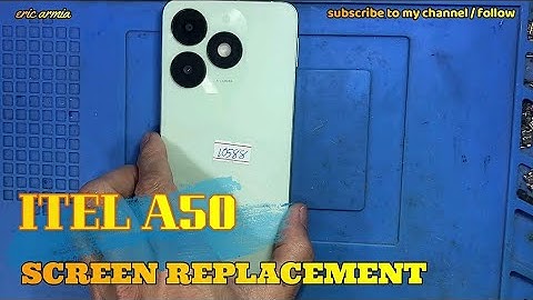 ITEL A50, A70 - LCD SCREEN REPLACEMENT - CHANGE DISPLAY