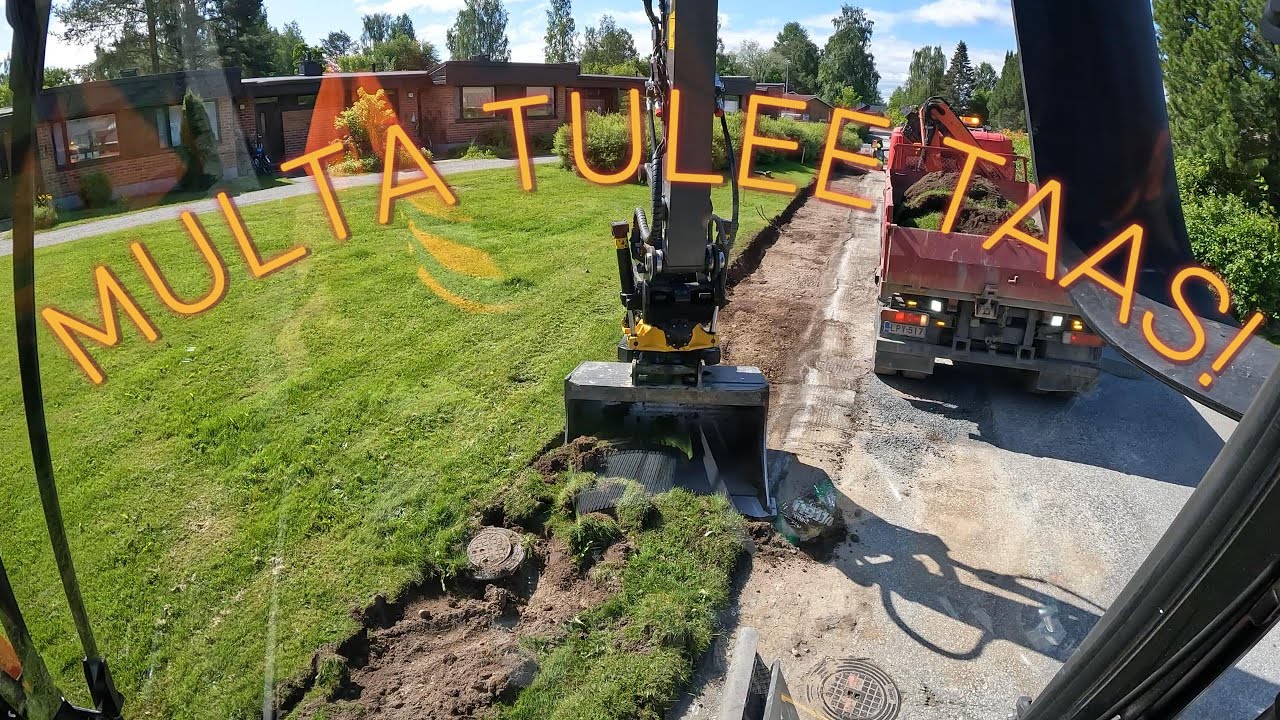 Kevarin teko alkaa! Volvo Ew180e Novatron X-Site Pro 3d