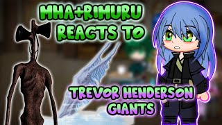 MHA/BNHA RIMURU Reacts To Trevor Henderson Creatures Power levels || Gacha Club ||
