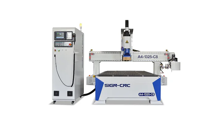 A4-1325 ATC Wood Cutting CNC Router with Carousel Tool Changer #cnc #cncrouter #atccncrouter