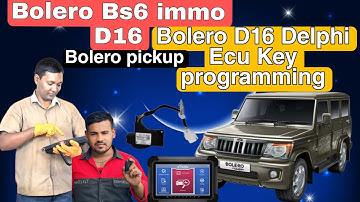 Mahindra Bolero m2DICR New immo D16 Delphi Dcm2.5 17C55 Ecu Bolero Pickup Key programmin