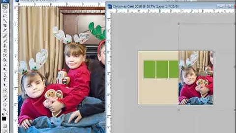 Making Holiday Cards from Templates in Photoshop and PSE