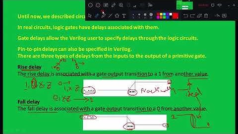 Delays in Verilog