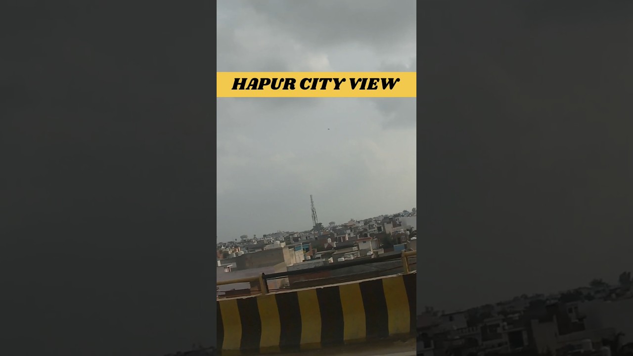 Hapur City Uttar Pradesh Full View 4K 