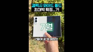 갤럭기 Z 와이드폴드 존버해야하는 이유?!