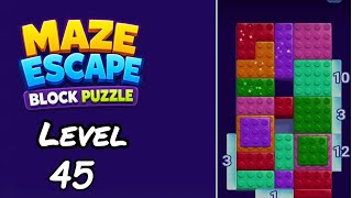 Maze Escape Level 45 Walkthrough