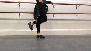Tap barre - Shuffle hop toe