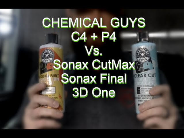 Chemical Guys C4 & P4 polishing compound test - EN 