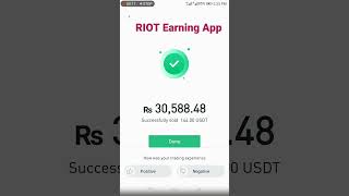 Riot Earning App#shorts #youtubeshorts #riot screenshot 5